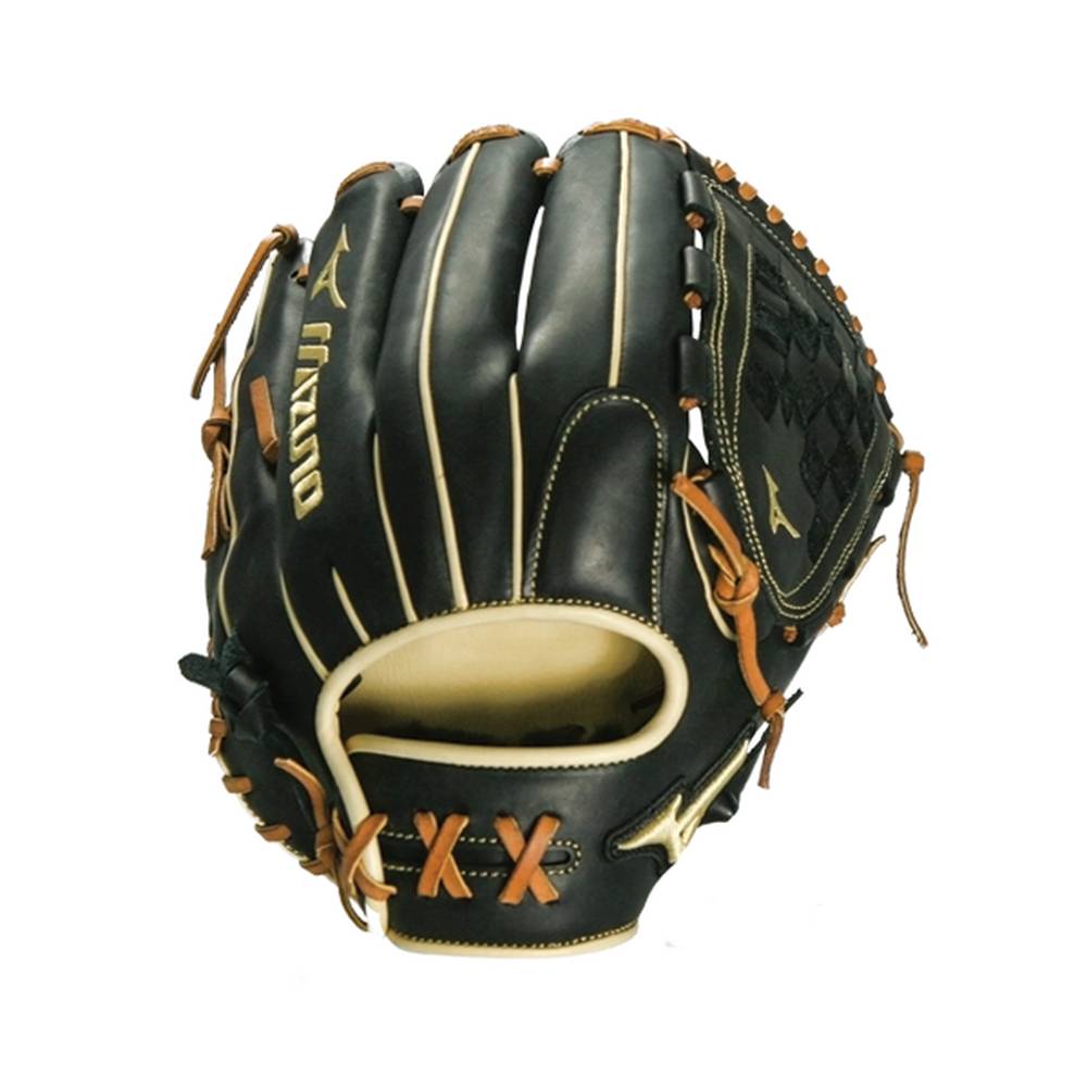 Damske Rukavice Mizuno Pro Select Pitcher 12" - Deep Pocket Baseball Čierne Vypredaj QKJM76354